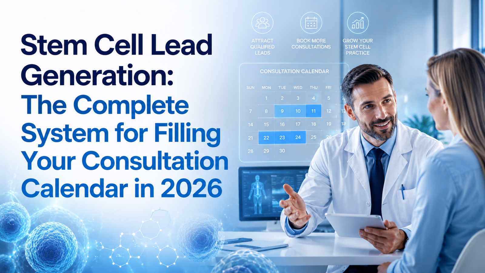 Stem Cell Lead Generation: The Complete System for Filling Your Consultation Calendar in 2026