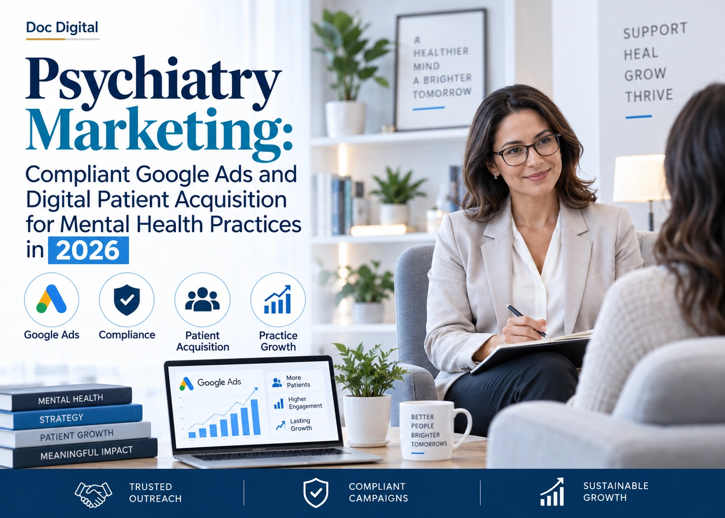 Psychiatry Marketing Compliant Google Ads and Digital Patient Acquisition for Mental Health Practices in 2026